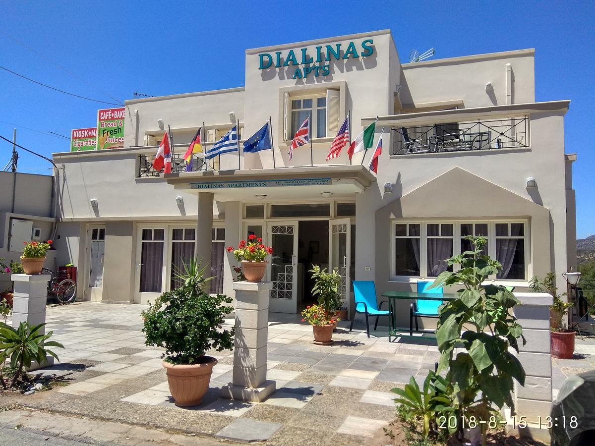 Dialinas Apartments Istron Exteriör bild